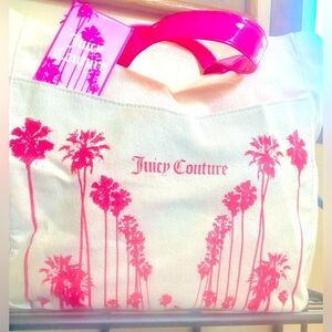NWT Juicy Couture Tote Bag Designed with Palm Trees